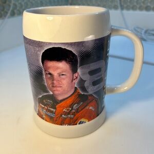 Dale Earnhardt Jr. #8 NASCAR Large Ceramic Coffee Mug.  No chips or cracks